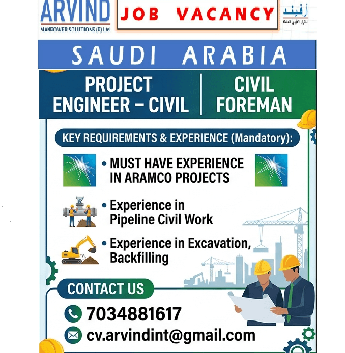 Project Engineer and Civil Foreman