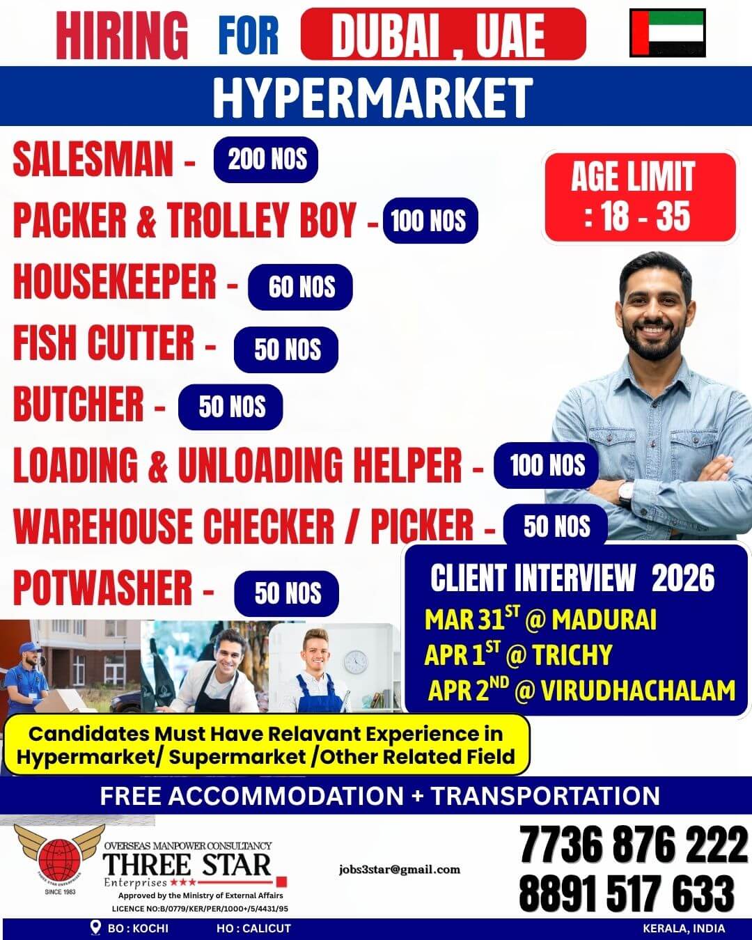 Client Interview on march 31, April 1, April 2, th 2026 @ KOCHI Client Interview on march 31, April 1, April 2, th 2026 @ KOCHI