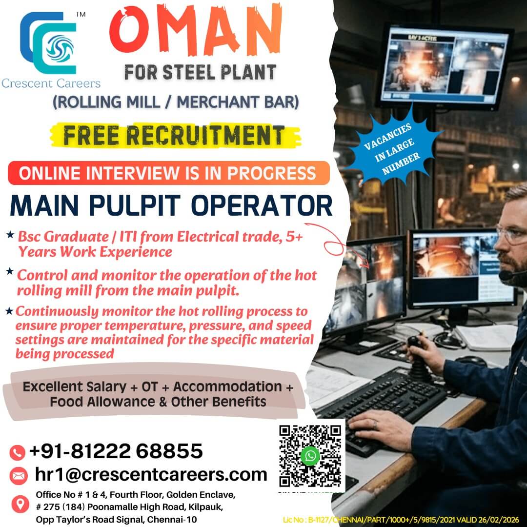 MAIN PULPIT OPERATOR MAIN PULPIT OPERATOR