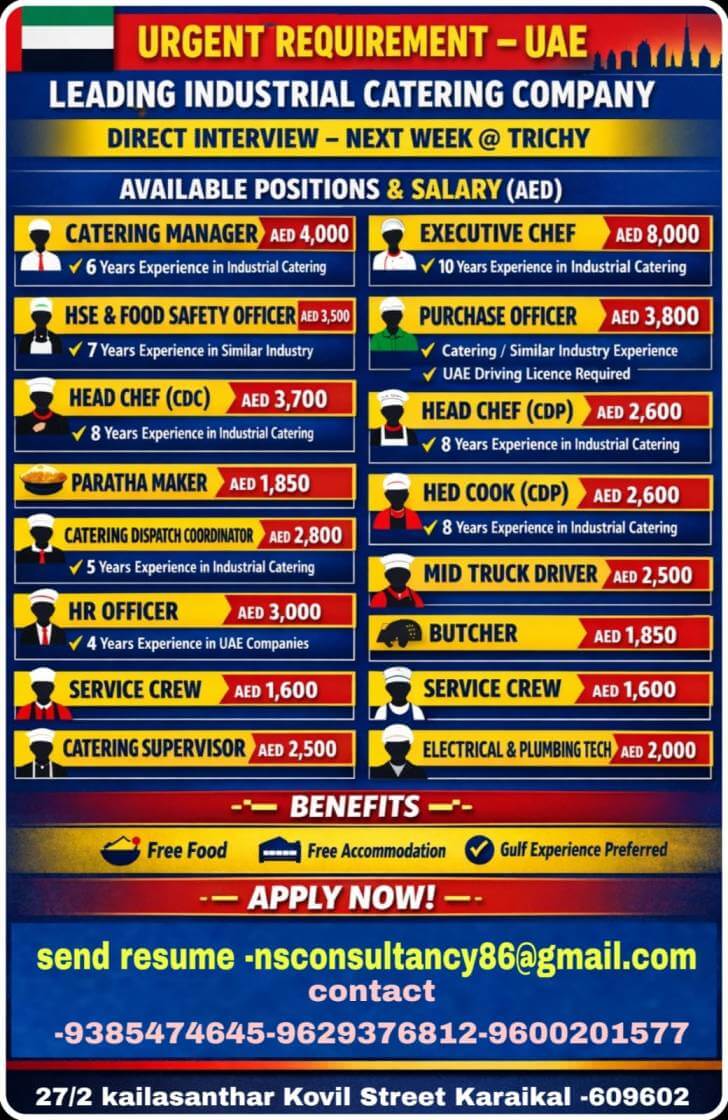 LEADING INDUSTRIAL CATERING COMPANY UAE