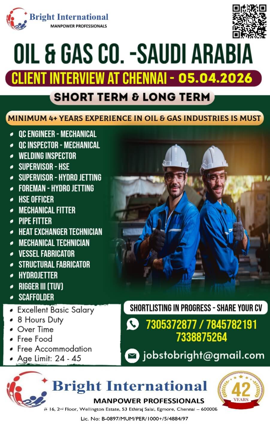 SHORT TERM & LONG TERM REQUIREMENT