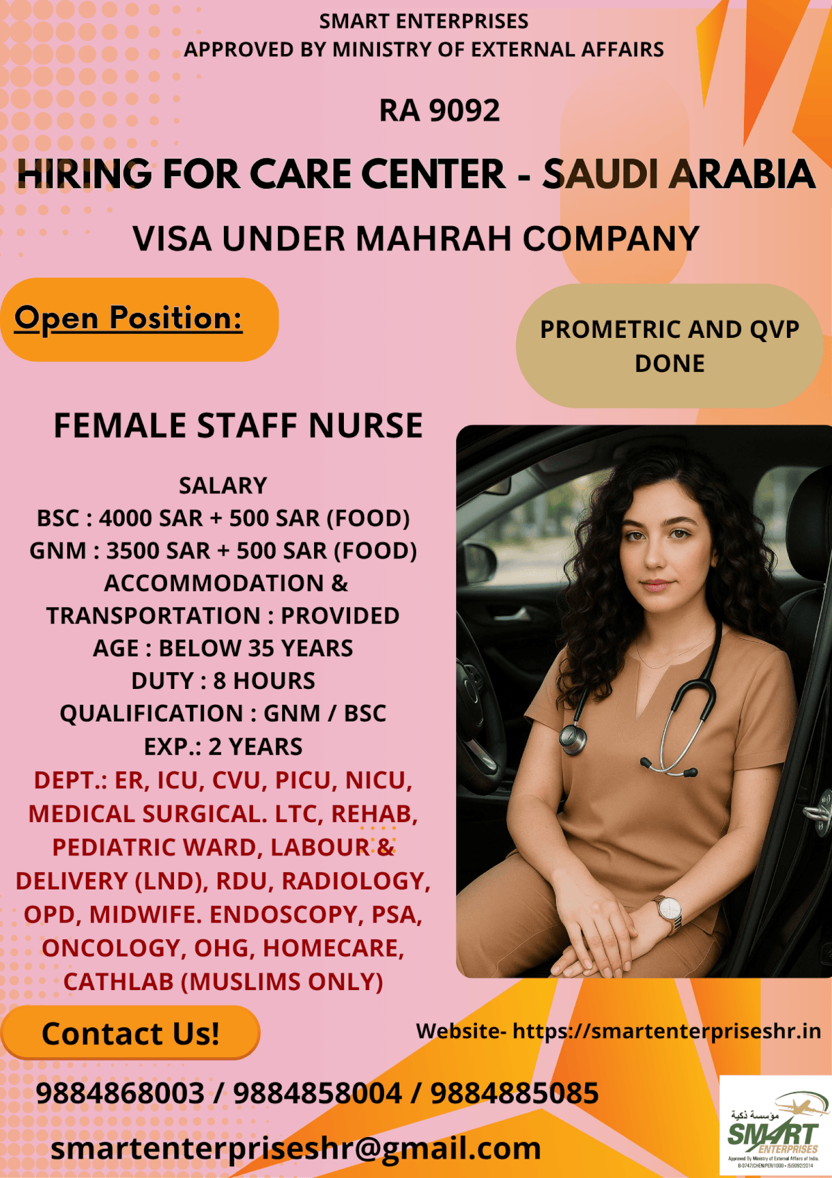 URGENT REQUIREMENT FOR SAUDI ARABIA URGENT REQUIREMENT FOR SAUDI ARABIA