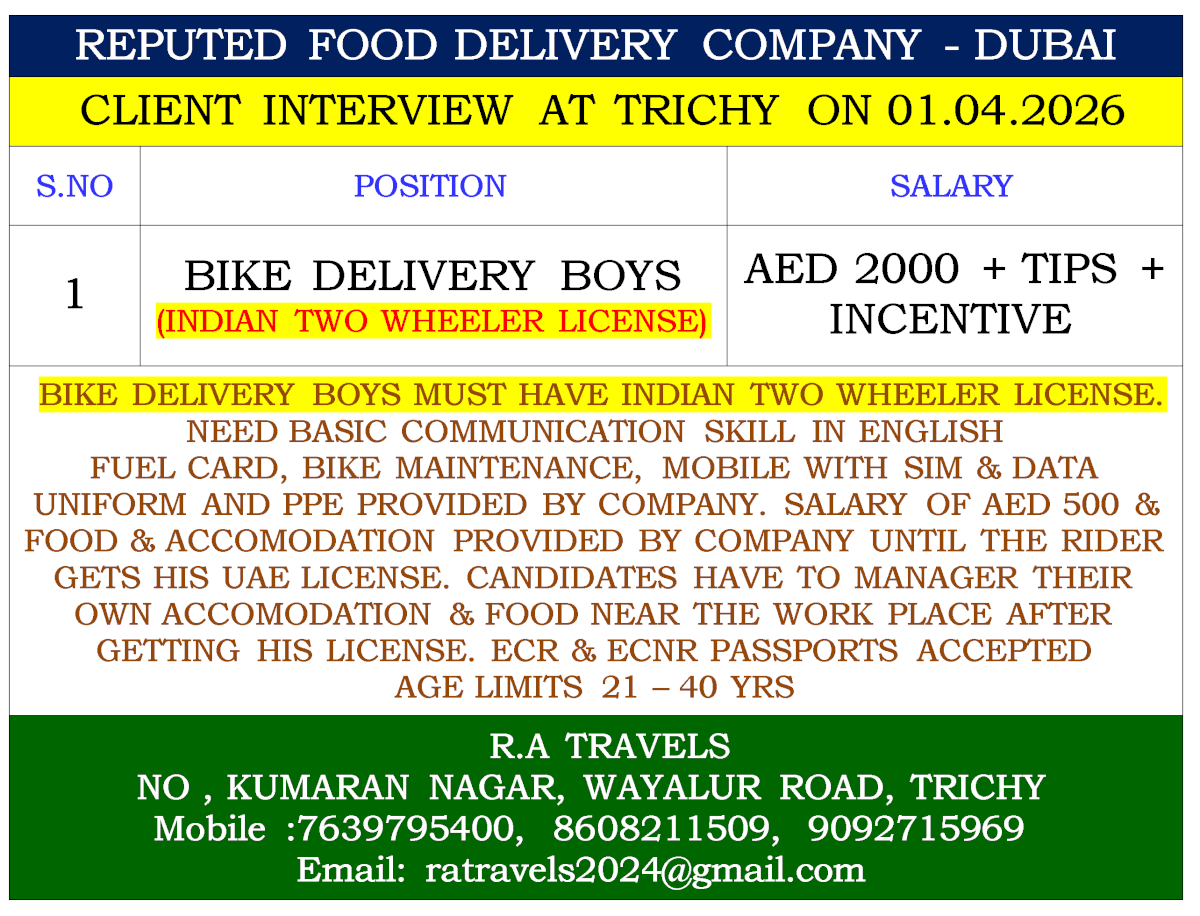 REPUTED FOOD DELIVERY COMPANY - DUBAI REPUTED FOOD DELIVERY COMPANY - DUBAI