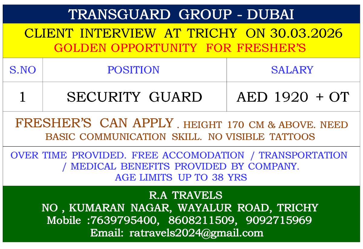 TRANSGUARD GROUP - DUBAI