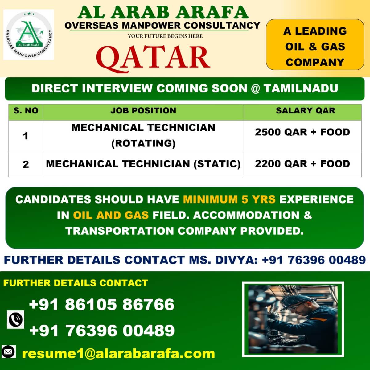 DIRECT INTERVIEW COMING SOON @ TAMILNADU