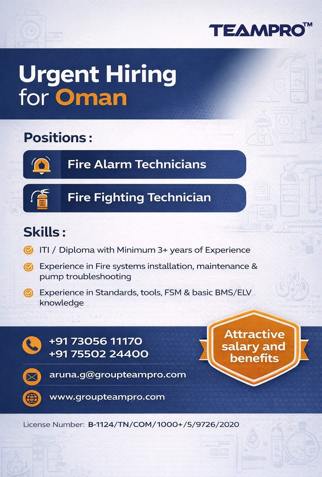 ? Urgent Hiring – Oman ? Urgent Hiring – Oman
