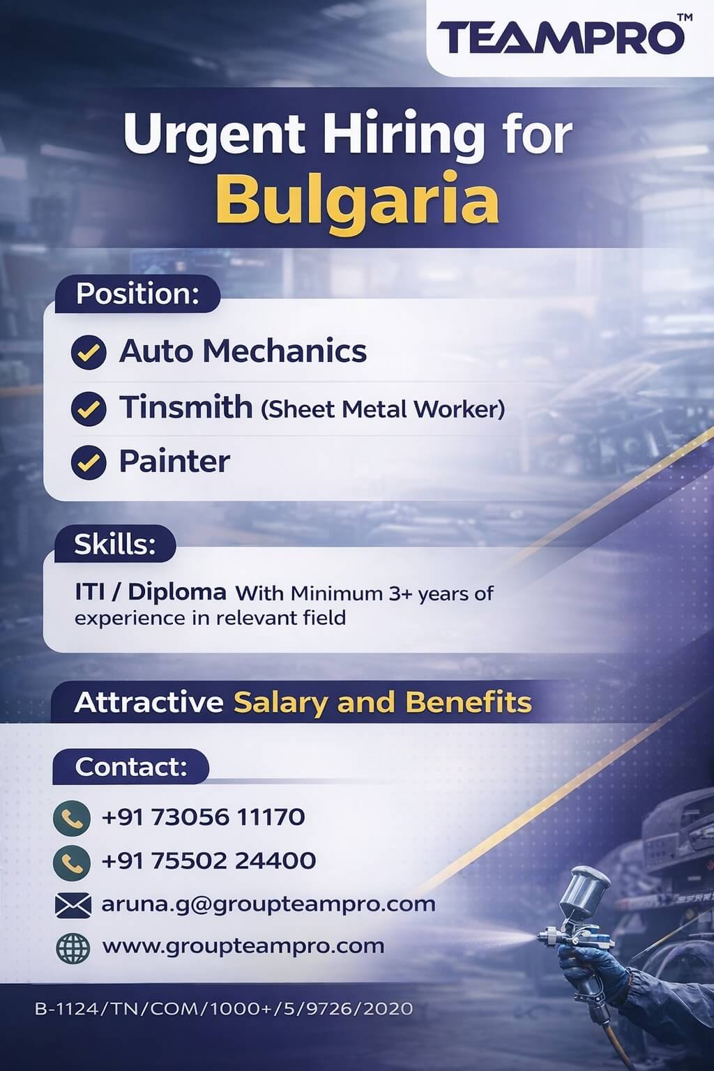 ? Urgent Hiring – Bulgaria