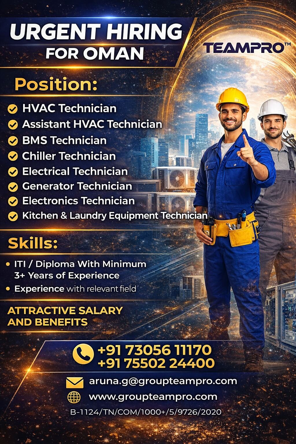 ? Urgent Hiring for Oman