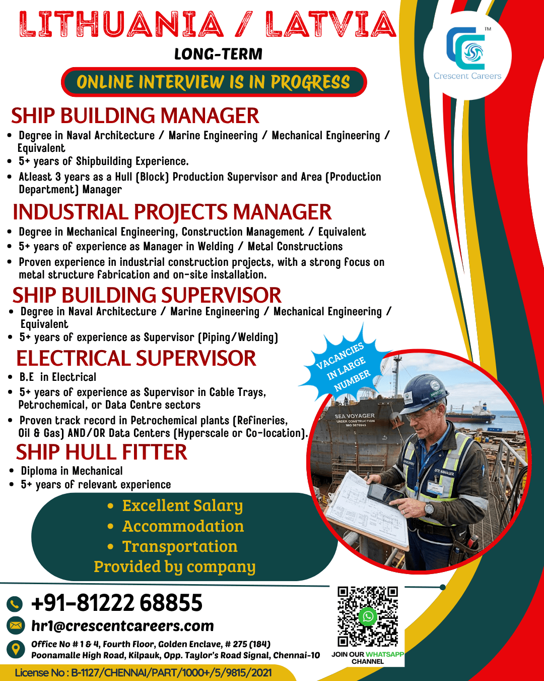 Hiring for LITHUANIA / LATVIA [EUROPEAN COUNTRY]