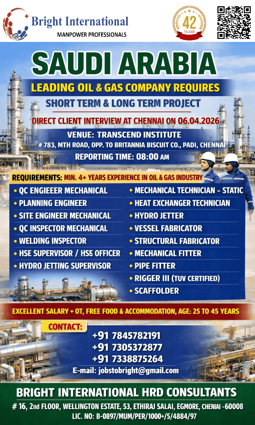 SHORT TERM & LONG TERM REQUIREMENT