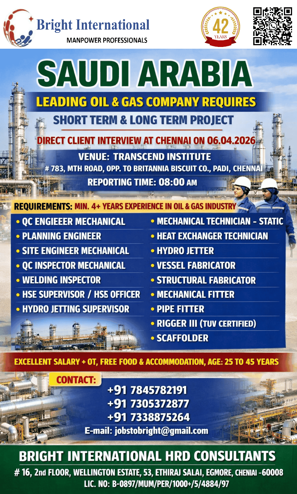 SHORT TERM & LONG TERM REQUIREMENT