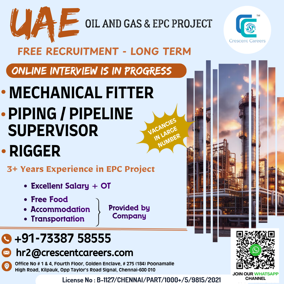 FREE RECRUITMENT FOR UAE COUNTRY