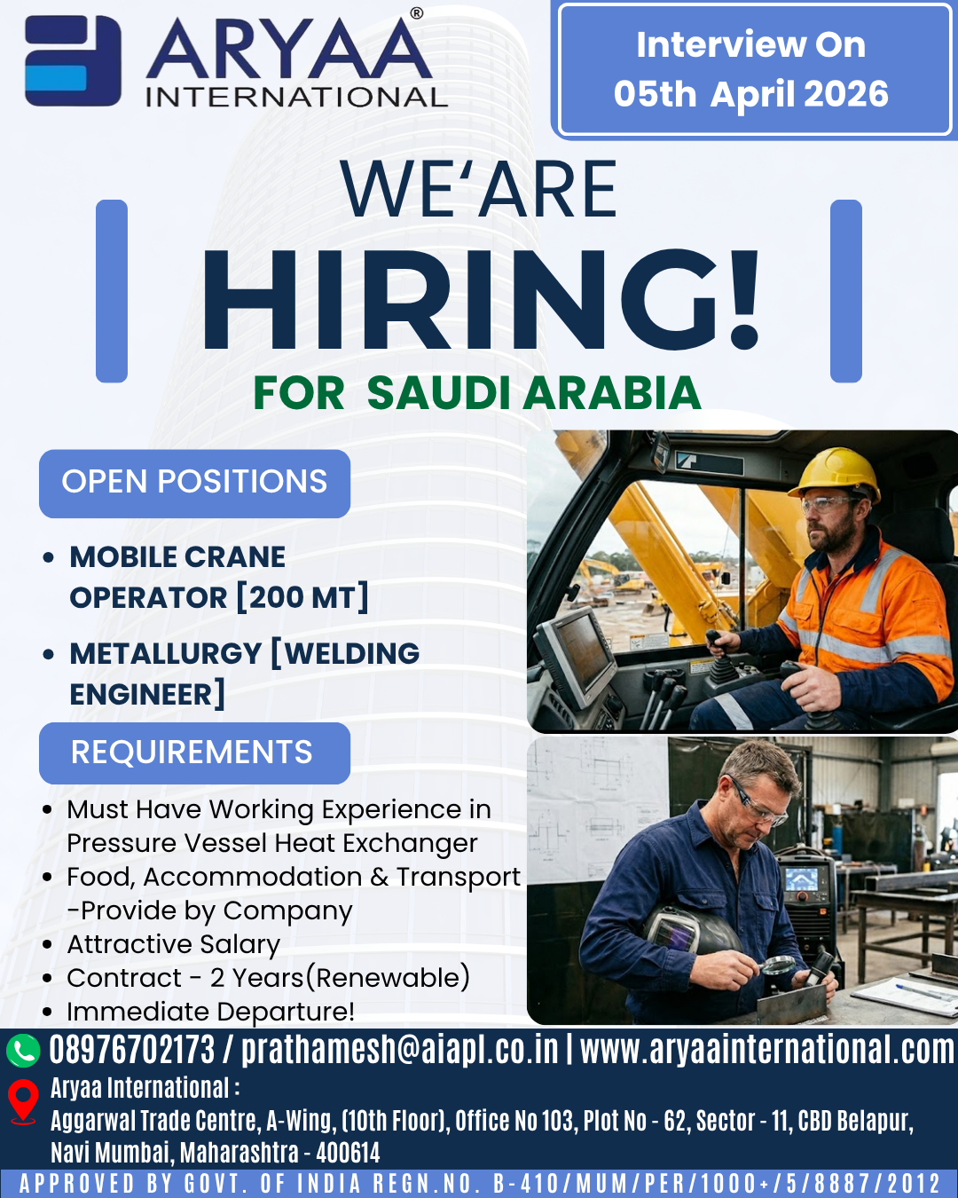 Hiring Alert: Exciting Opportunities in Saudi Arabia!