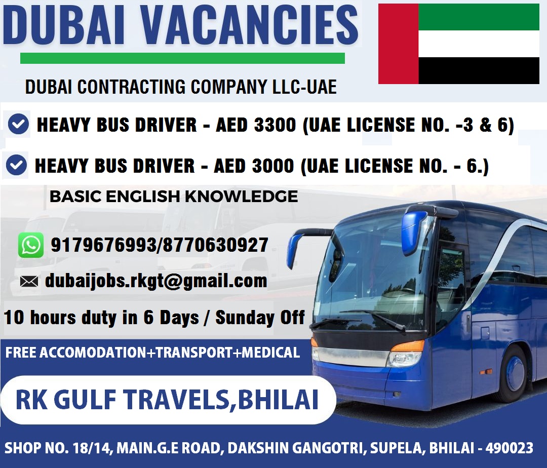 HIRING FOR A LEADING CONTRACTING COMPANY-DUBAI (UAE)