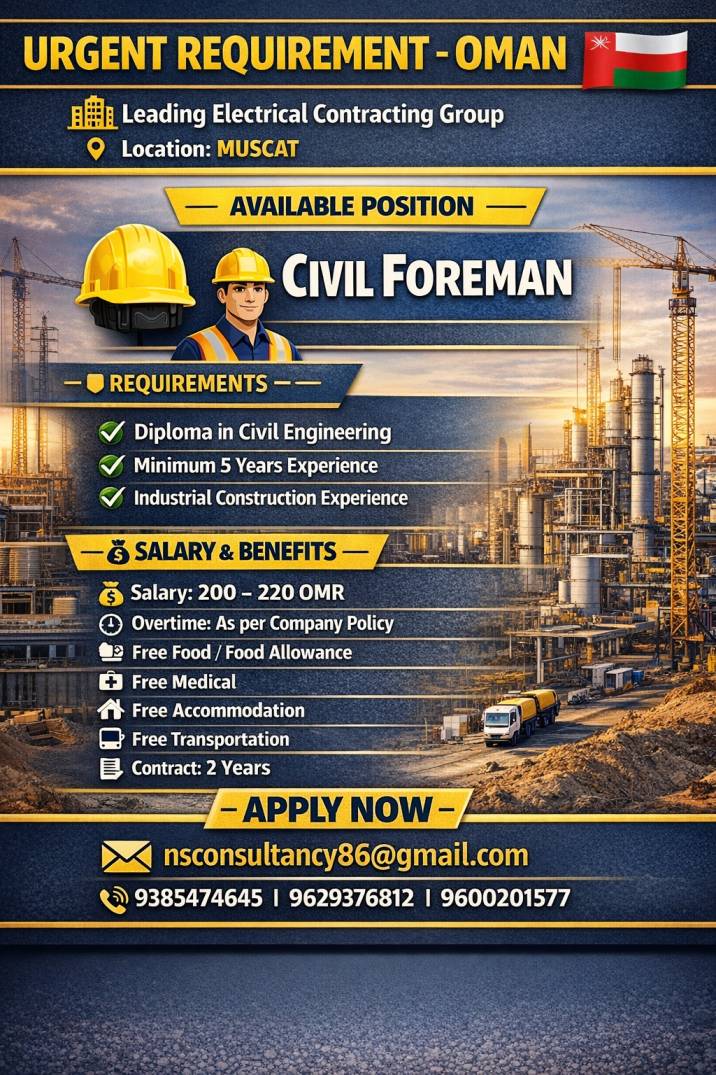 LEADING ELECTRICAL CONTRACTING GROUP COMPANY REQUIREMENT OMAN (MUSKRAT)