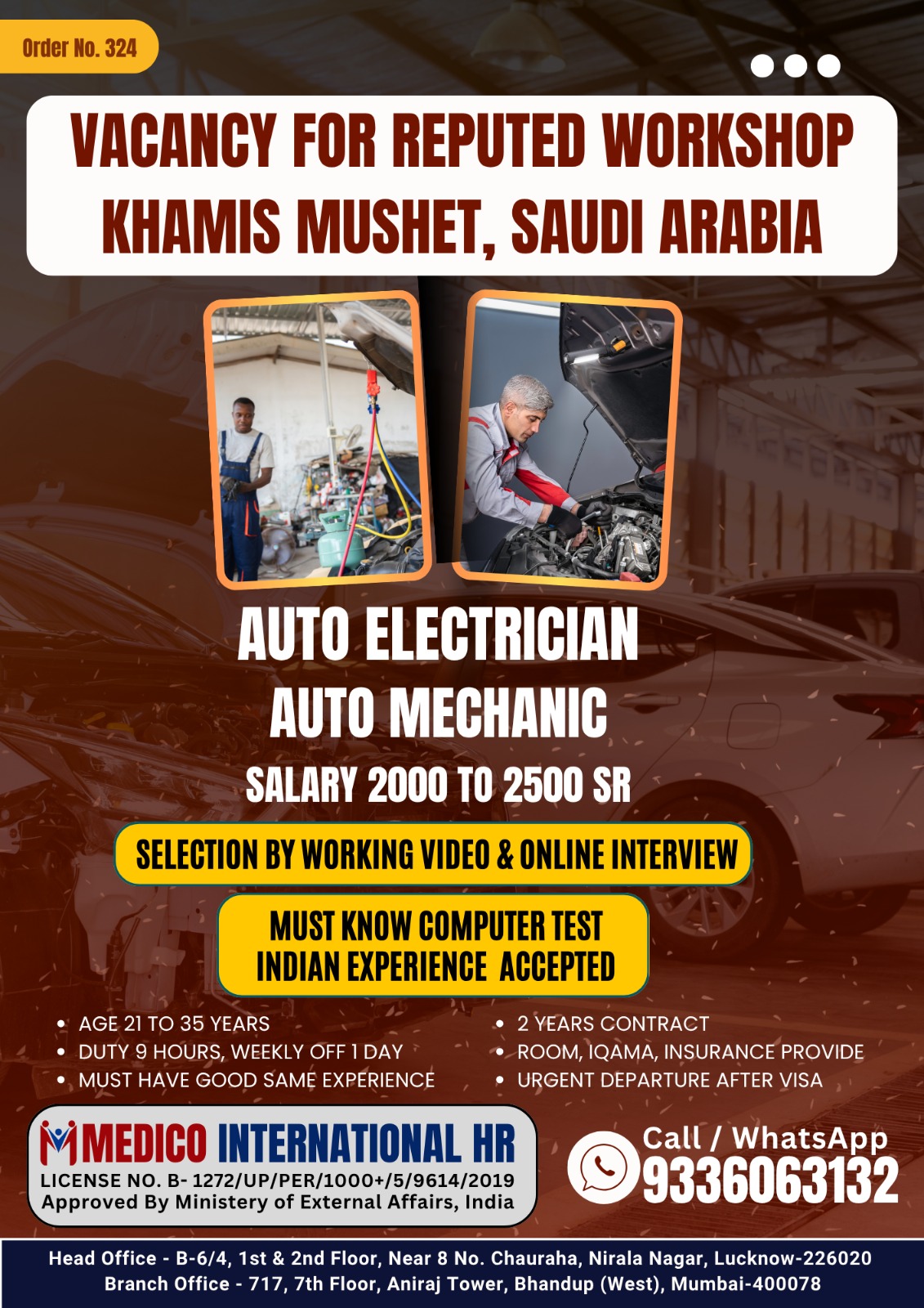 Auto Electrician &  Auto Mechanic