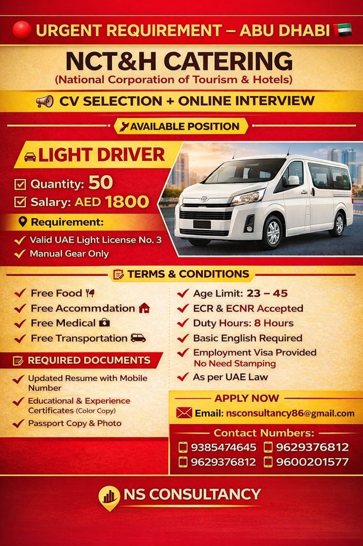 LEADING NATIONAL CORPORATION OF TOURISM & HOTELS REQUIREMENT FOR ABU DHABI