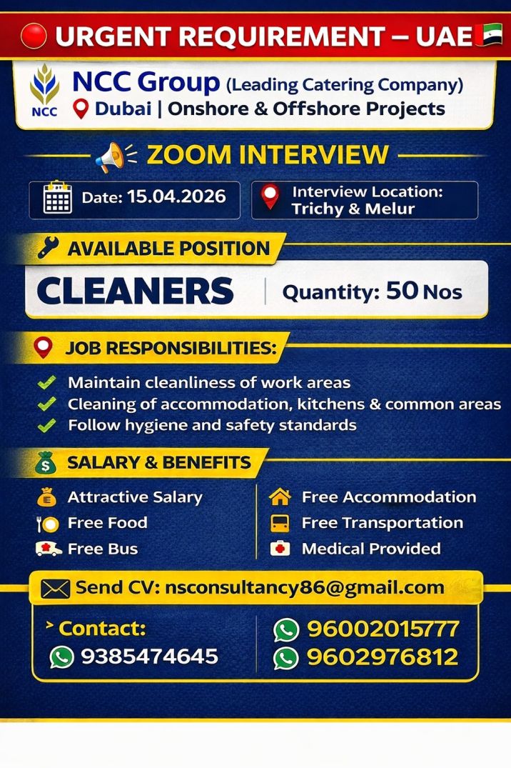 LEADING CATERING COMPANY REQUIREMENT FOR UAE