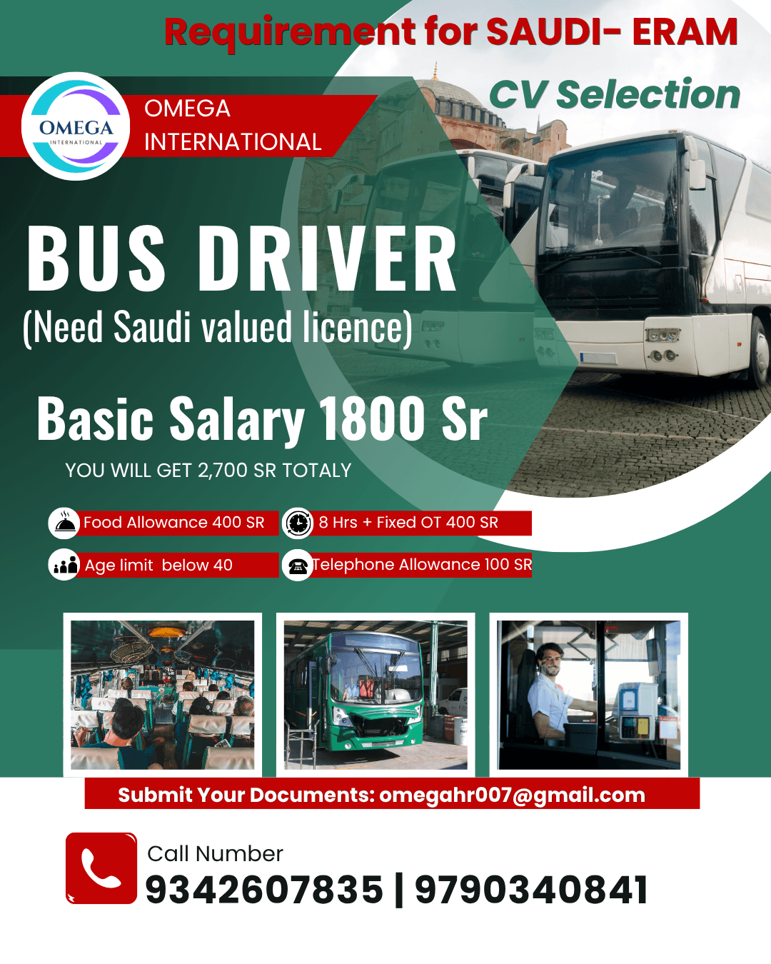 HIRING FOR SAUDI