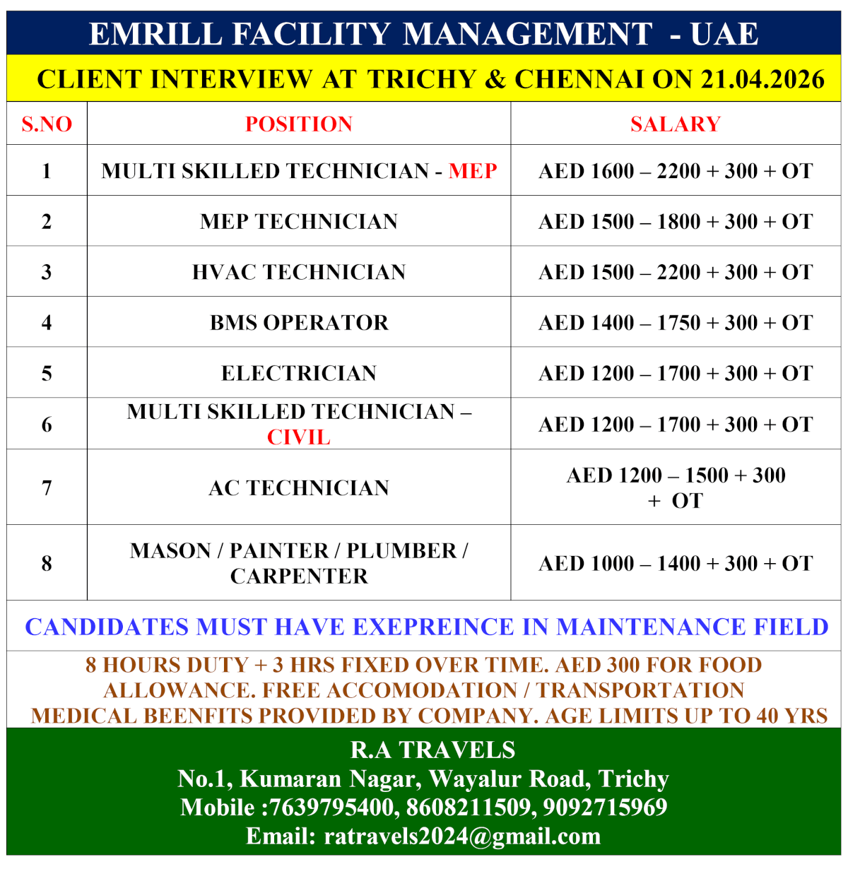 EMRILL FACILITY MANAGEMENT - UAE EMRILL FACILITY MANAGEMENT - UAE