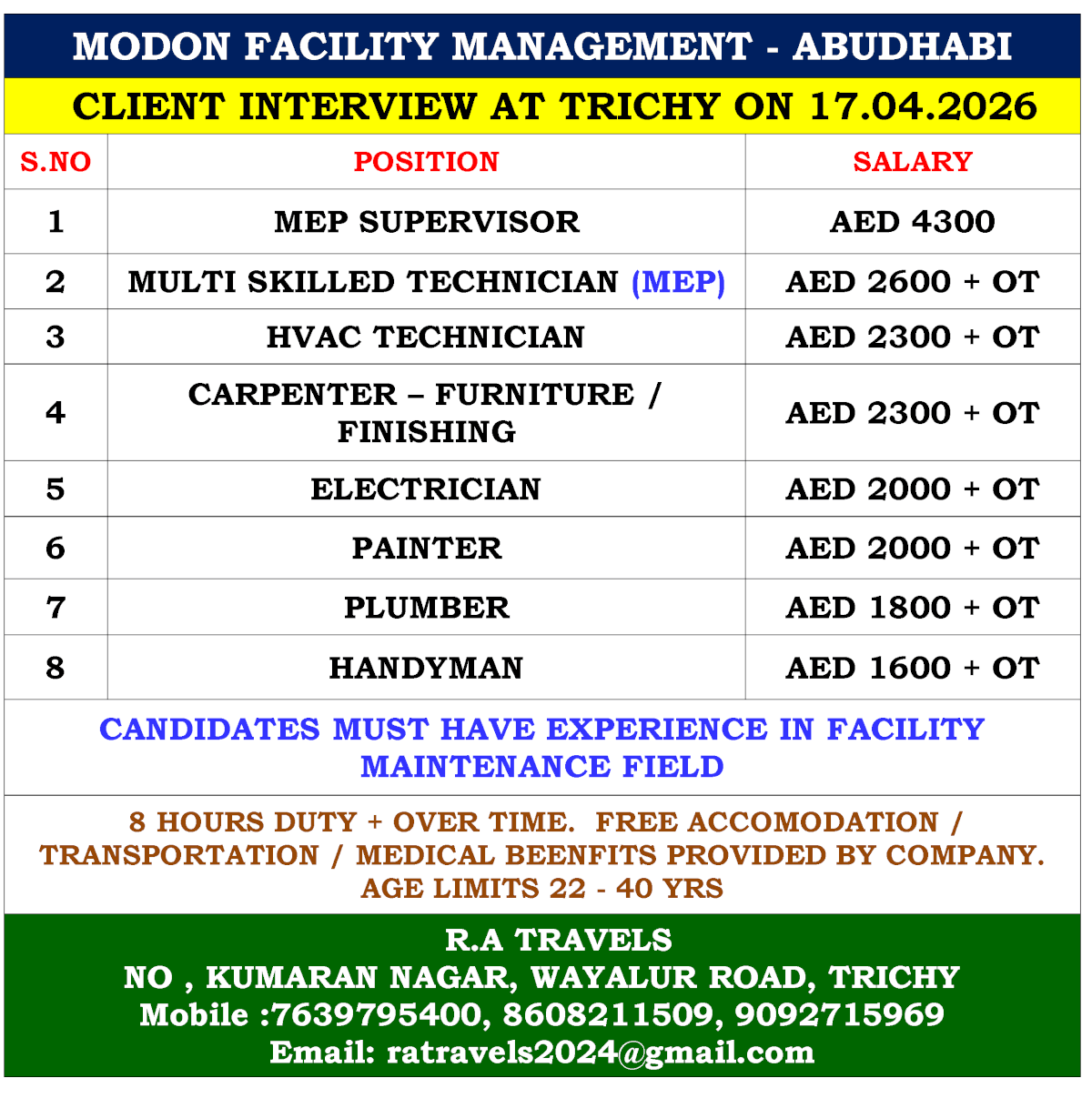 MODON FACILITY MANAGEMENT - ABUDHABI MODON FACILITY MANAGEMENT - ABUDHABI