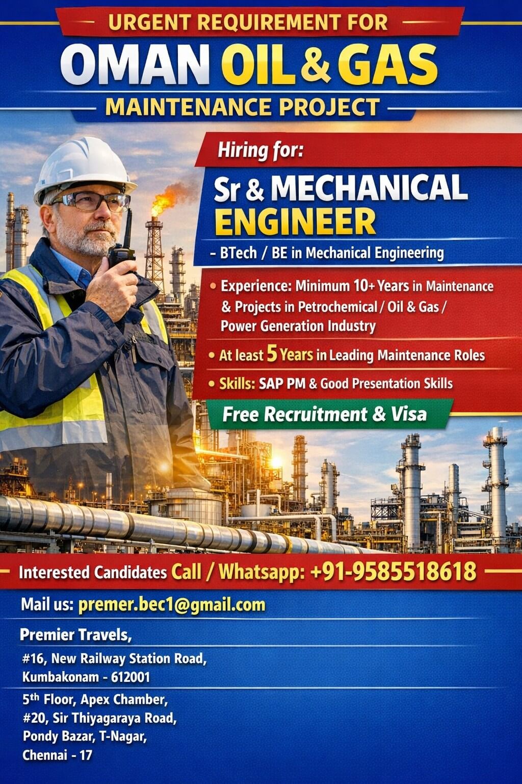 Mechanical Engineer - Oil & Gas