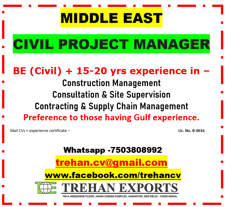 CIVIL PROJECT MANAGER