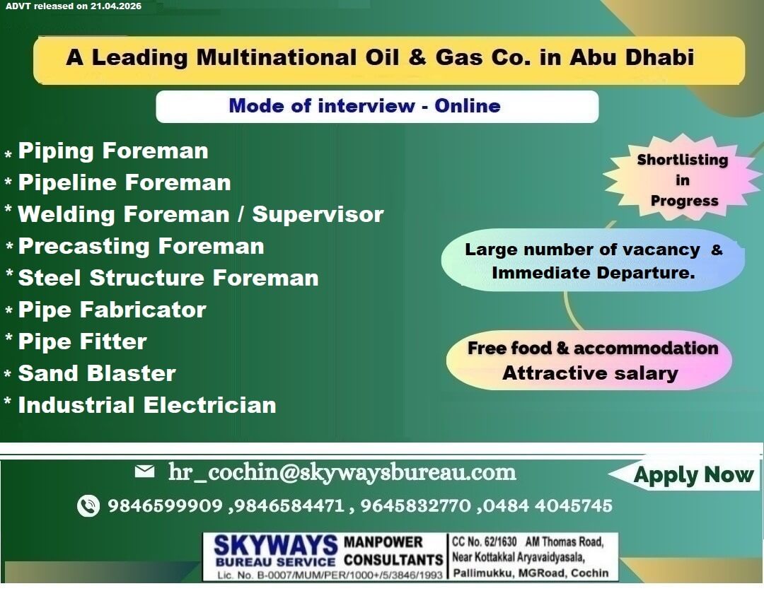 Piping & Welding Foreman