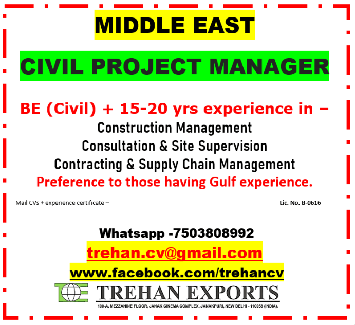 CIVIL PROJECT MANAGER