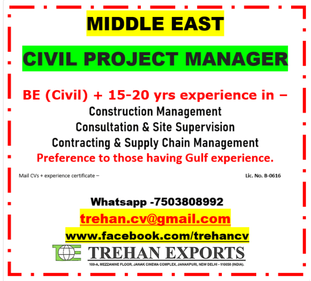 CIVIL PROJECT MANAGER