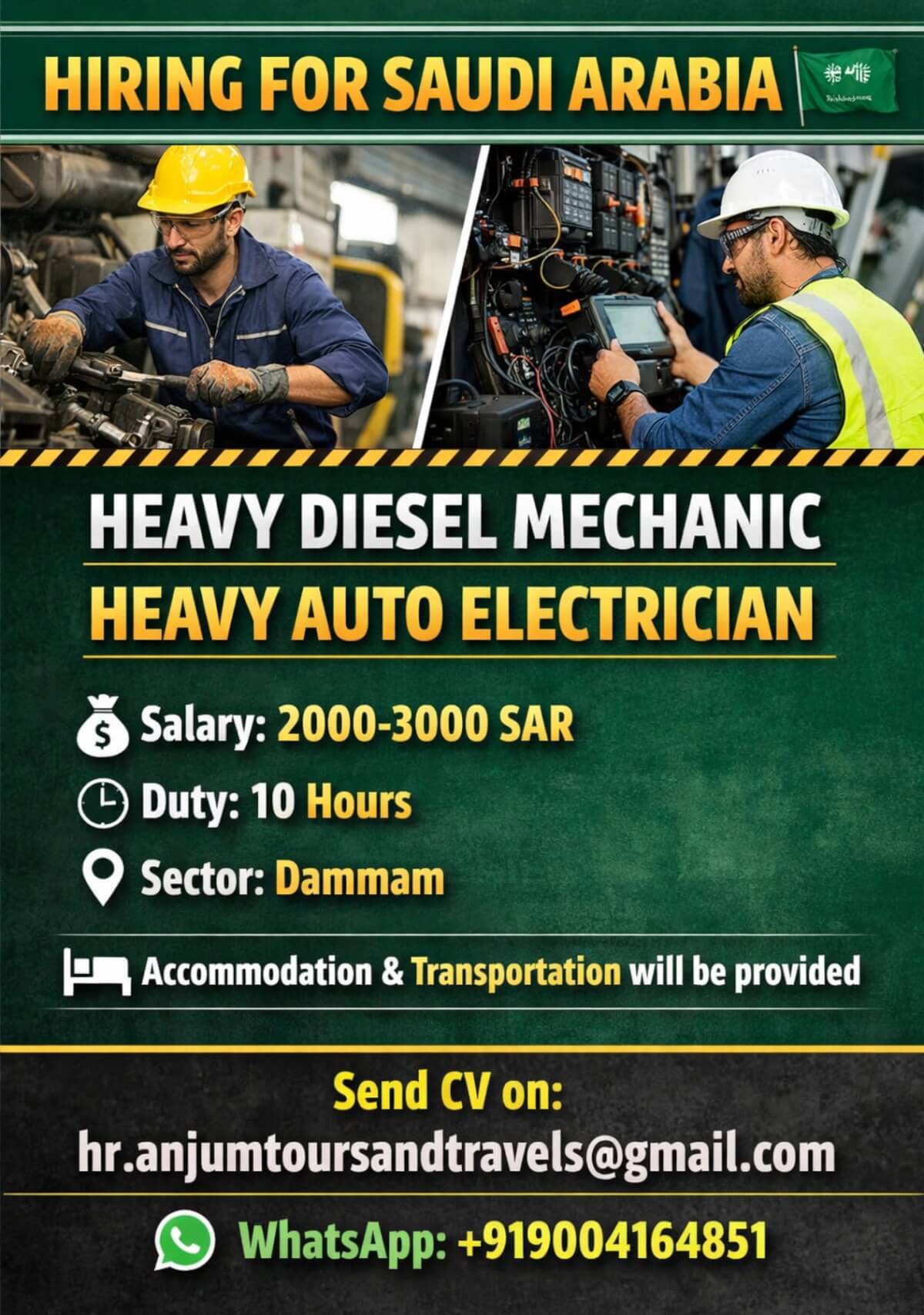 Hiring for Saudi Arabia