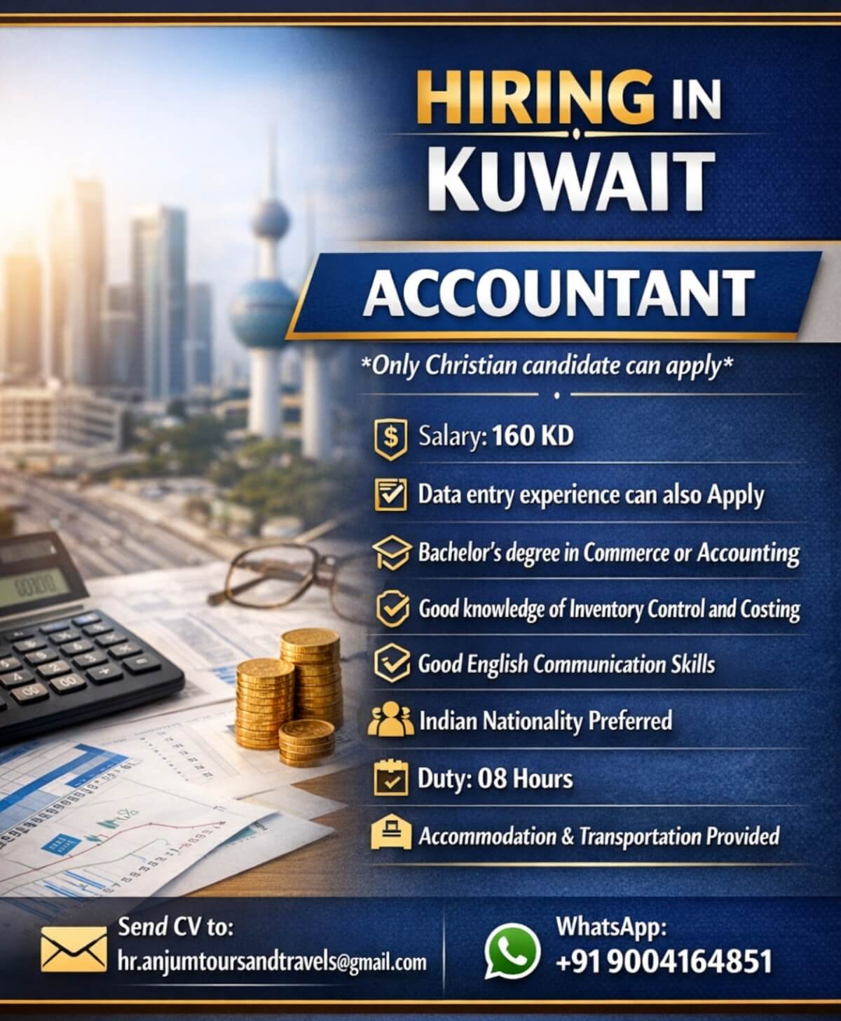 Hiring for Kuwait