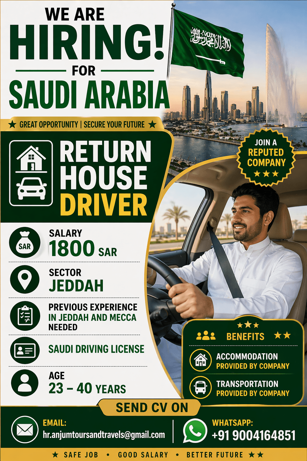 Hiring for Saudi Arabia