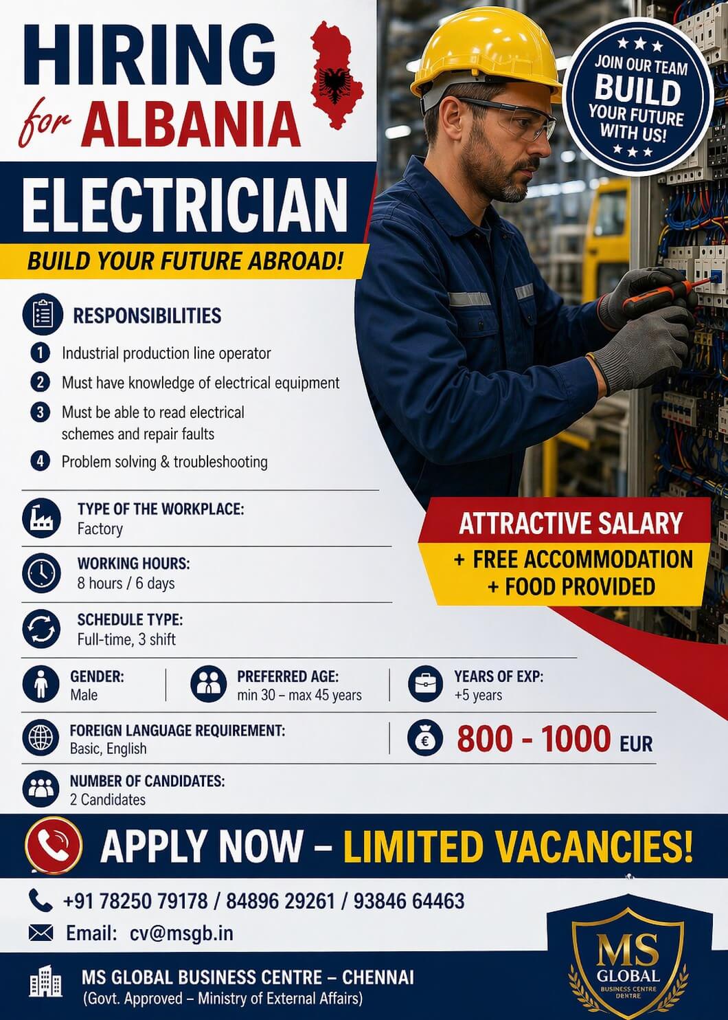 ALBANIA - ELECTRICIAN