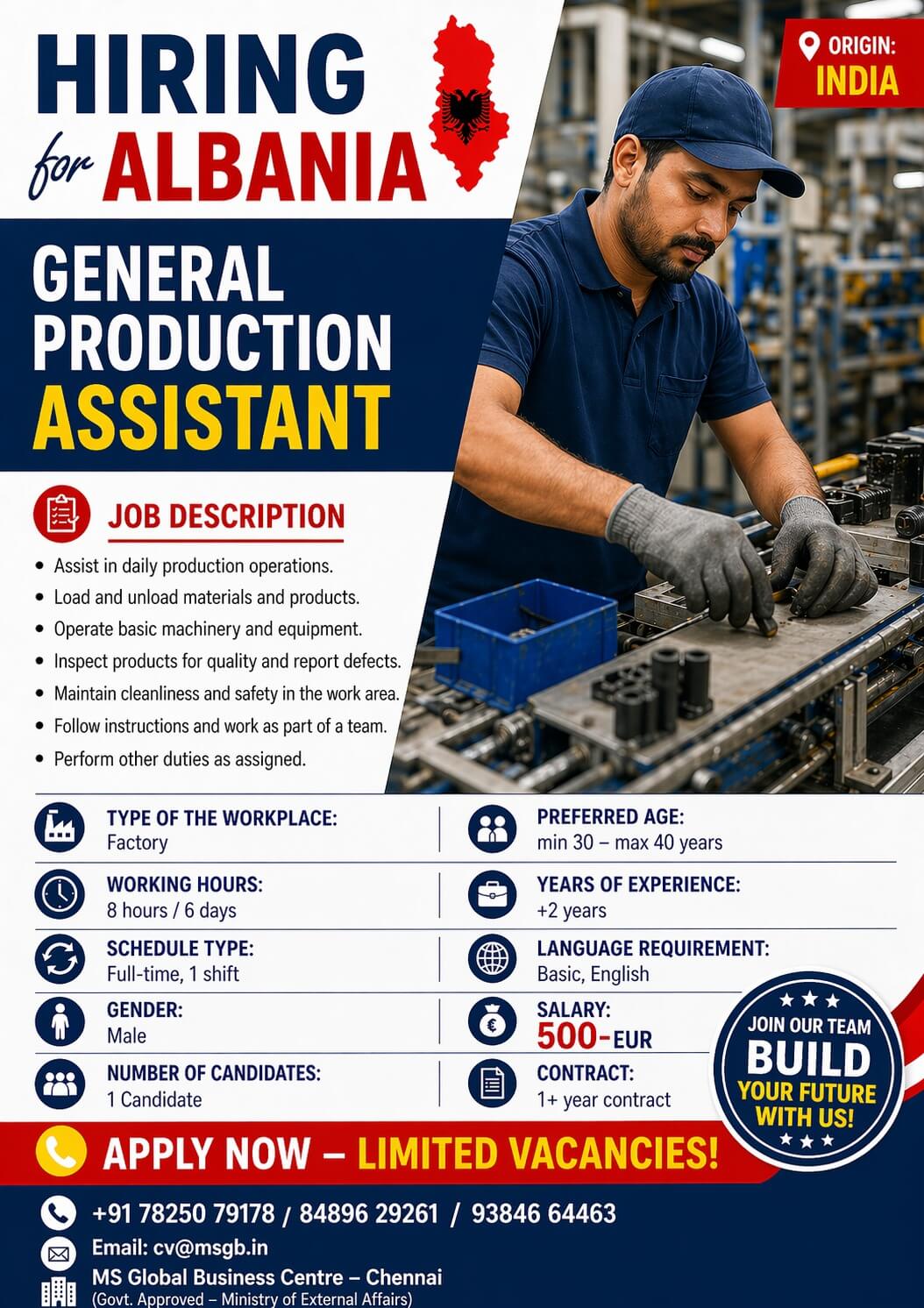 GENERAL PRODUCTION ASSISTANT