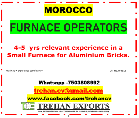 FURNACE OPERATORS