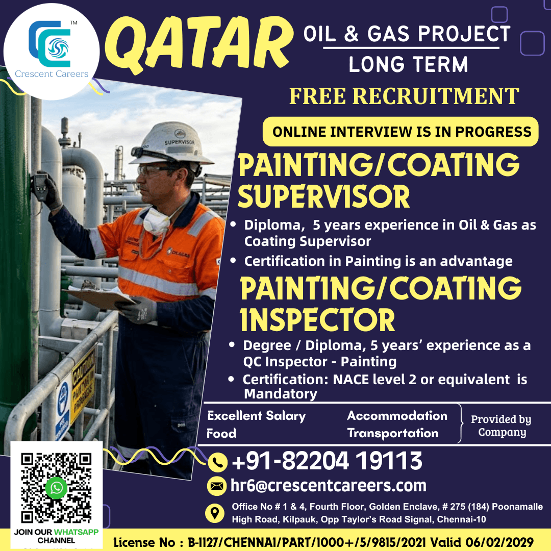 PAINTING / COATING - INSPECTOR & SUPERVISOR