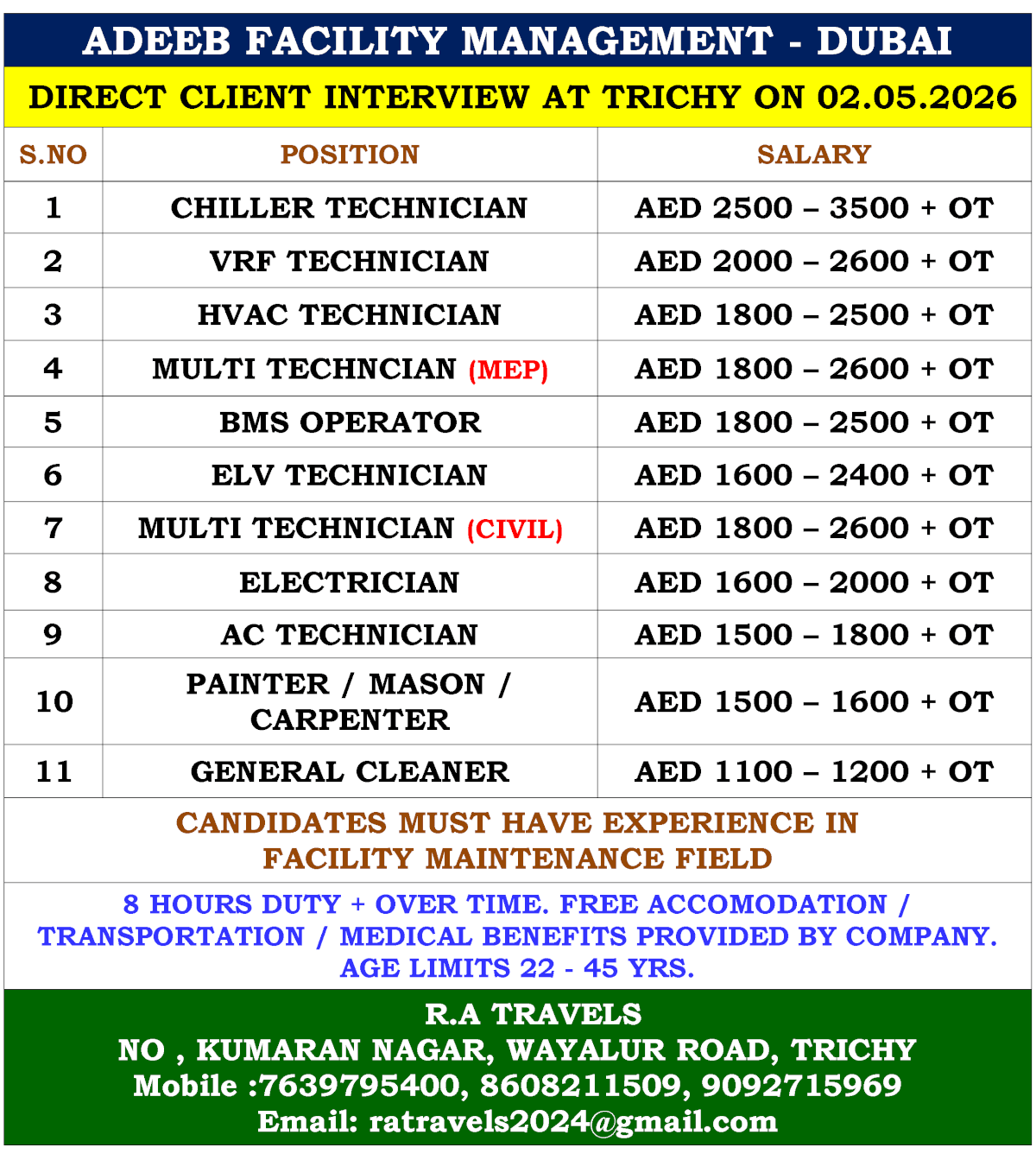 ADEEB FACILITY MANAGEMENT - DUBAI