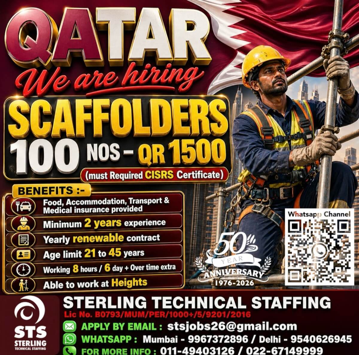 Required for Qatar
