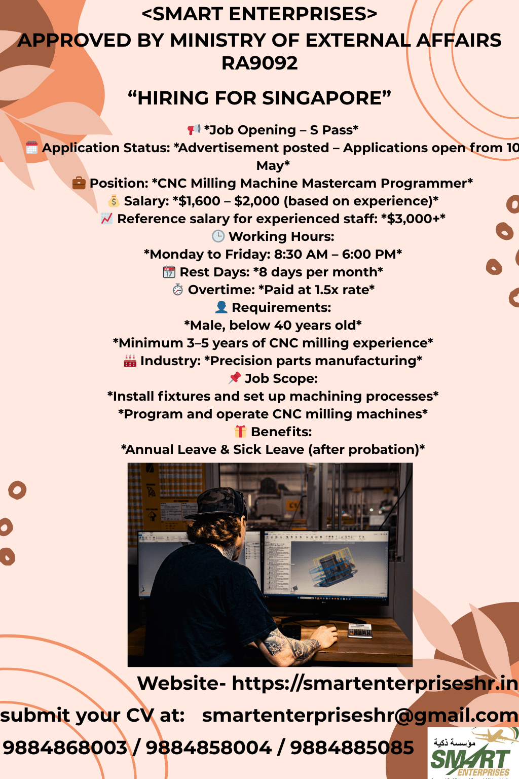 *CNC Milling Machine Operator Cum Programmer*