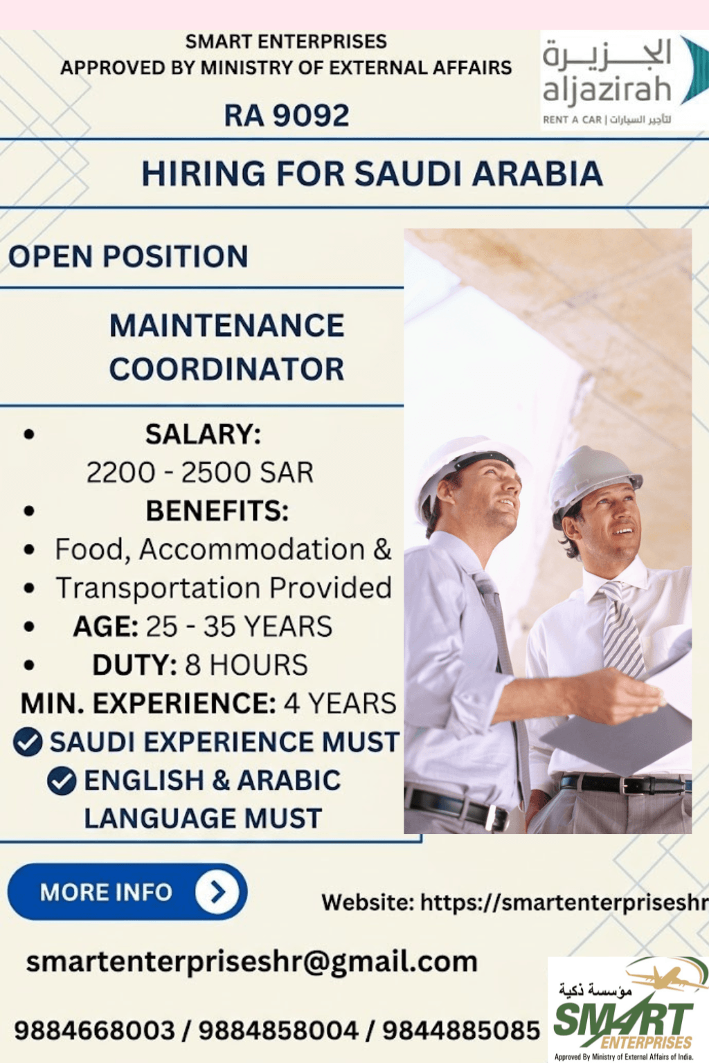 MAINTENANCE COORDINATOR
