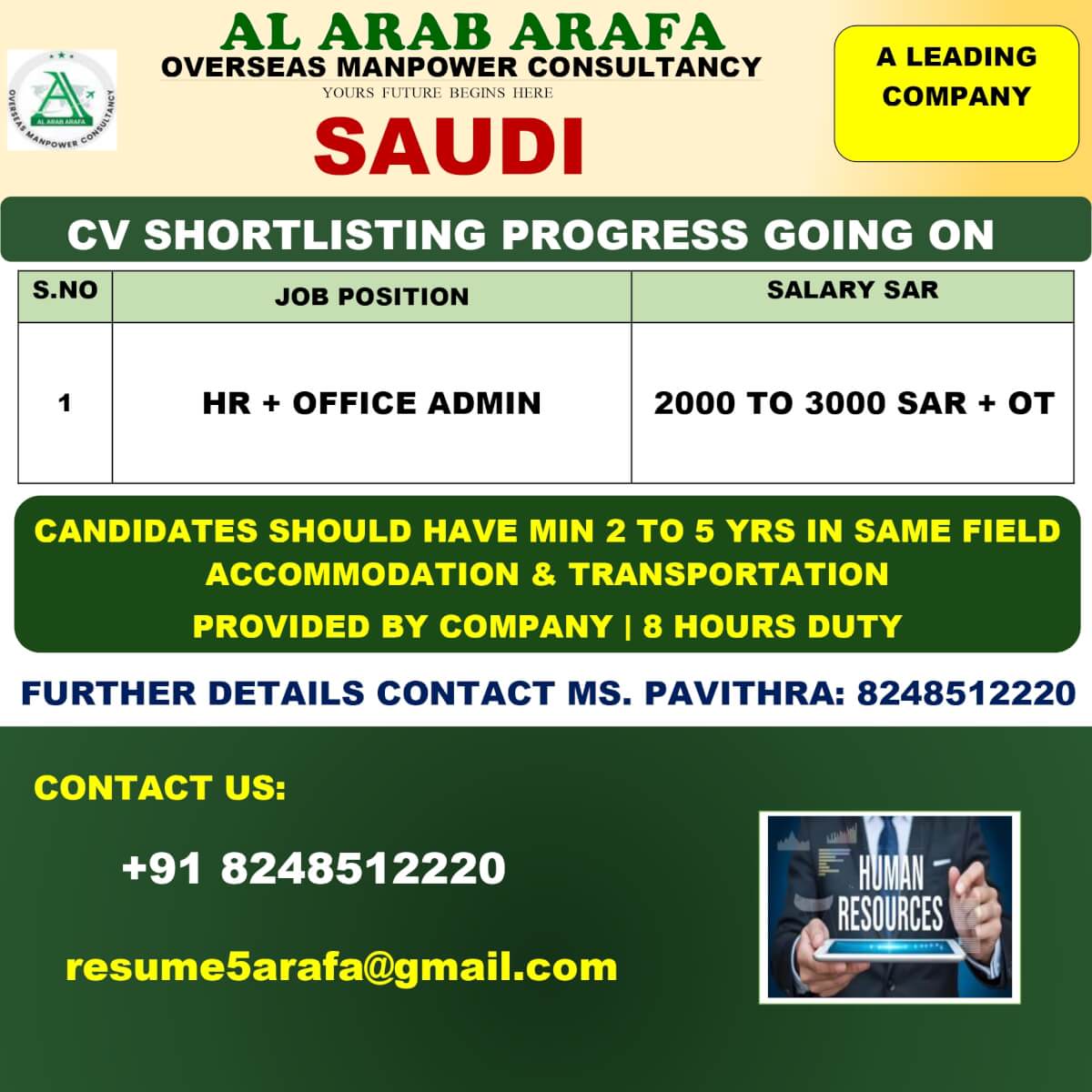 CV SHORTLISTING PROCESS GOING ON