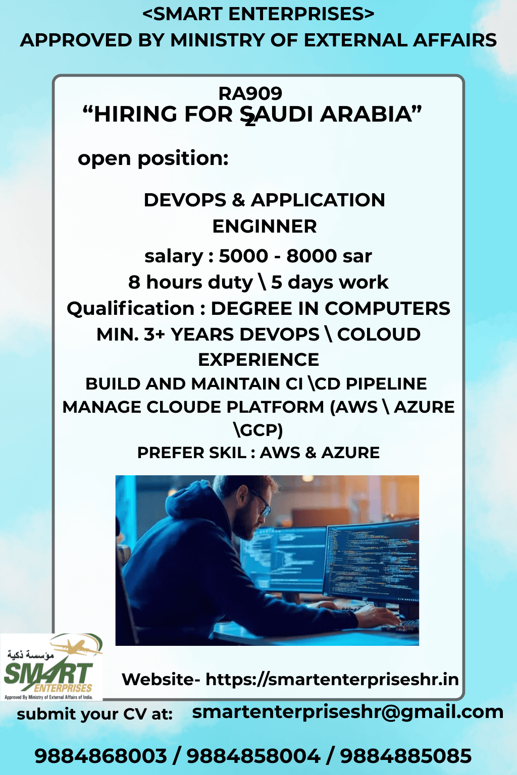DEVOPS AND APLICATION ENGINNER