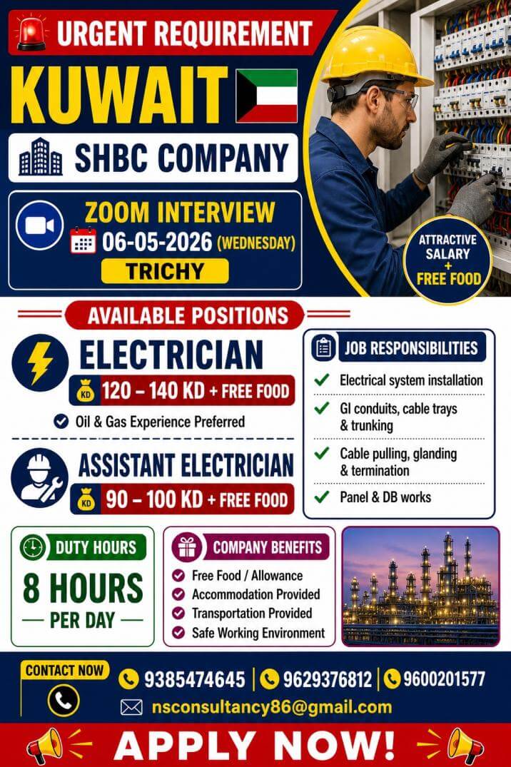 LEADING SHBC COMPANY REQUIREMENT FOR KUWAIT