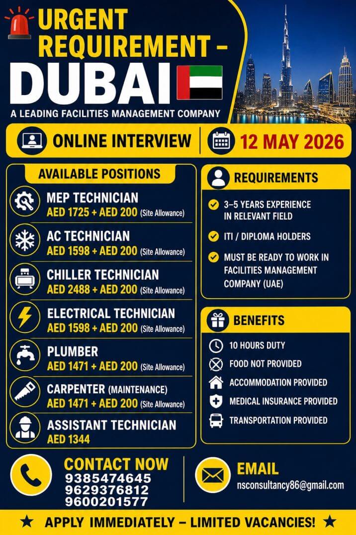 LEADING FACILITY MANAGEMENT REQUIREMENT FOR DUBAI