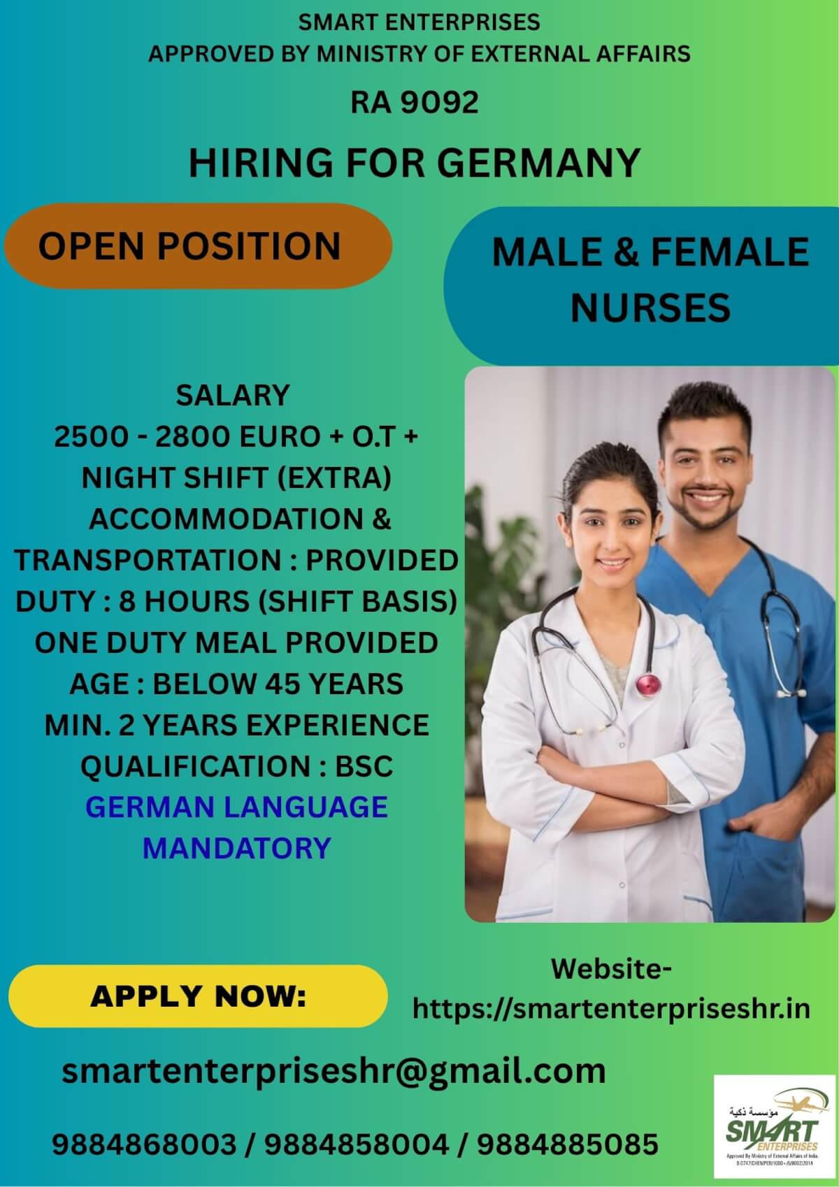 MALE AND FEMALE NRUSE