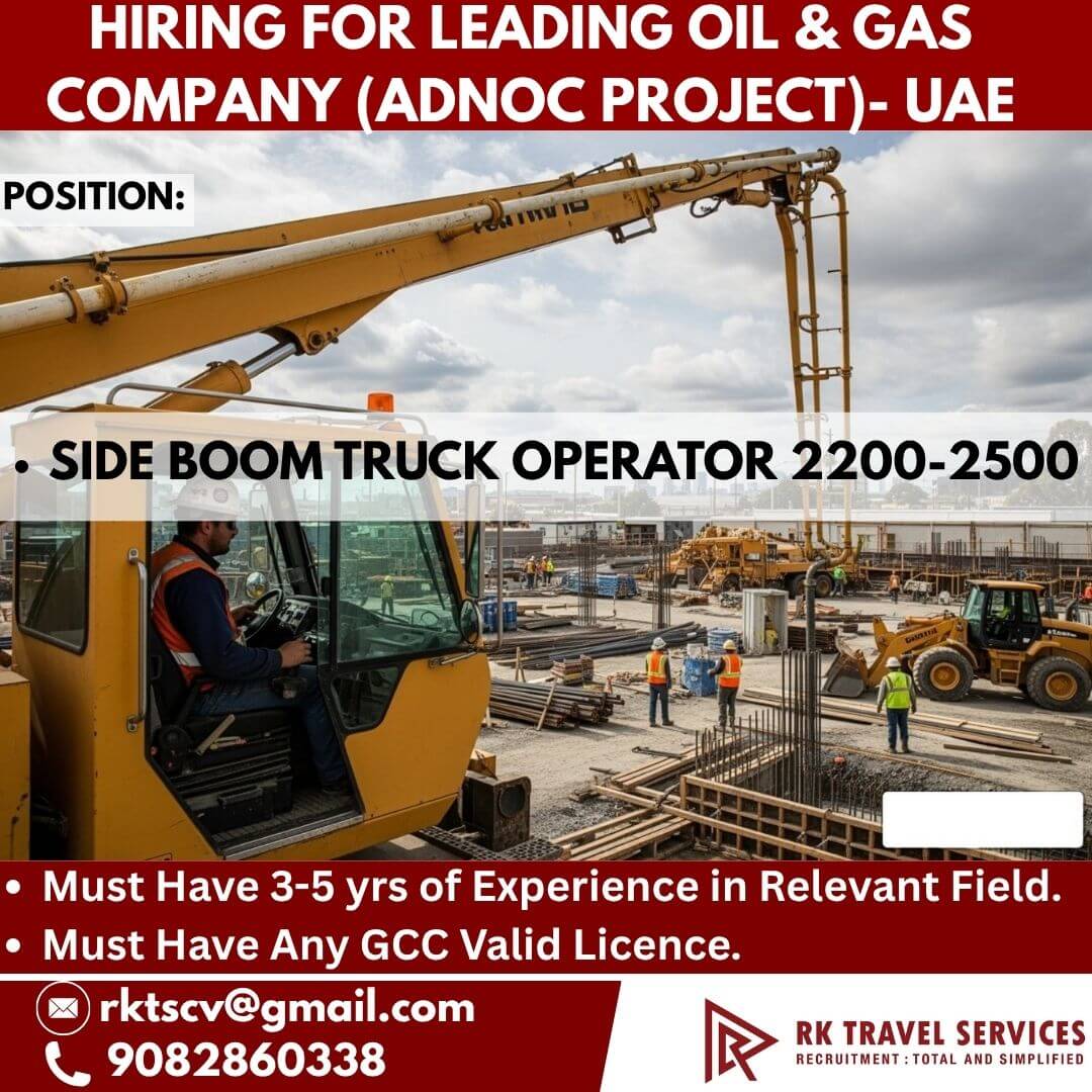 HIRING FOR LEADING OIL & GAS COMPANY (ADNOC PROJECT)- UAE