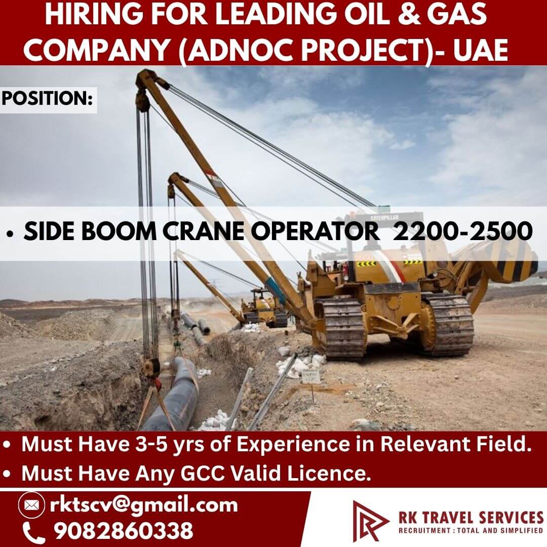 HIRING FOR LEADING oil & Gas company (adnoc project)- UAE
