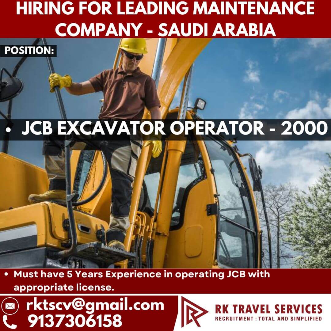 HIRING FOR LEADING MAINTENANCE COMPANY - SAUDI ARABIA