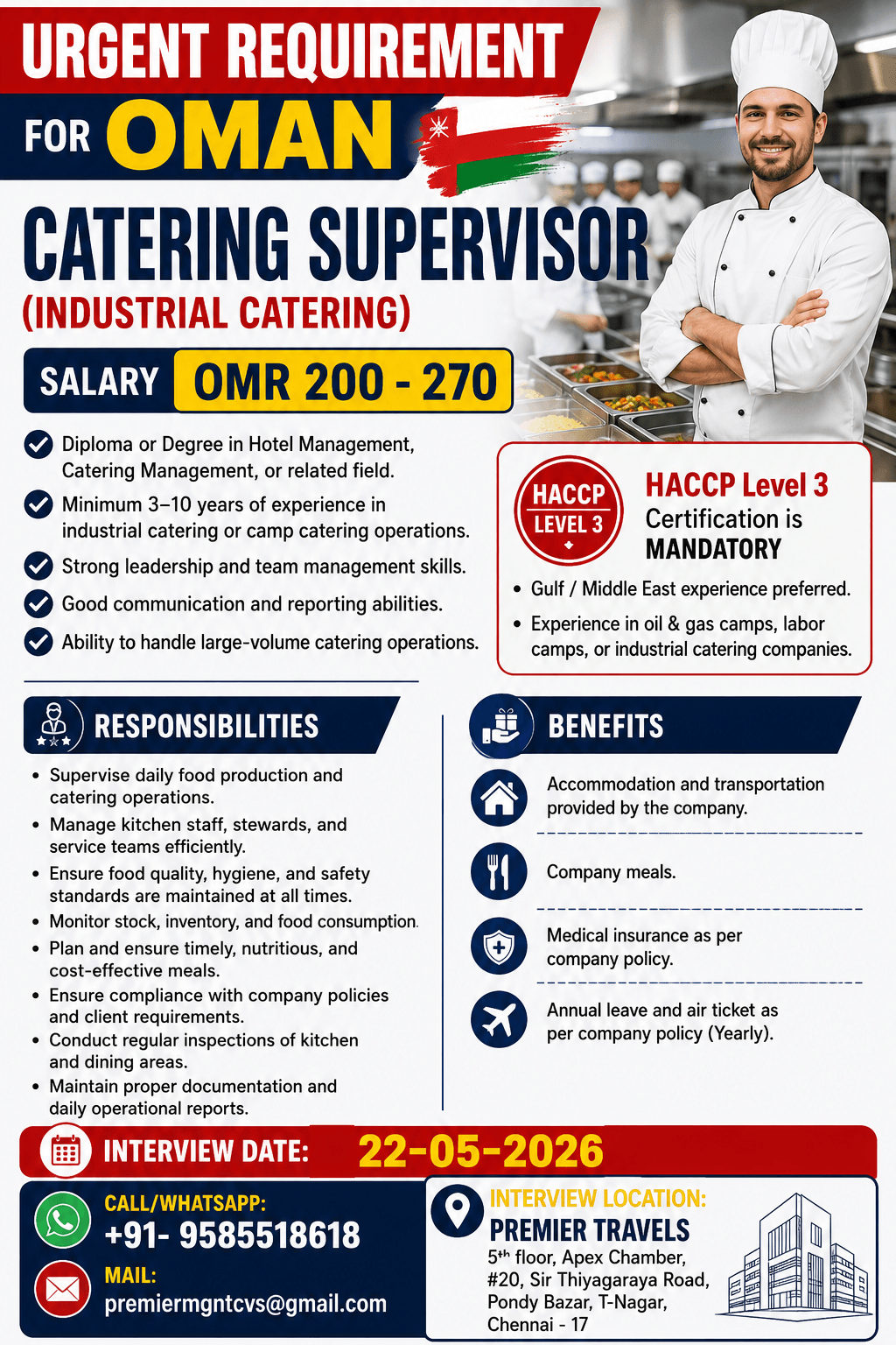 Catering Supervisor